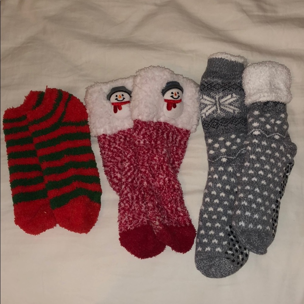 fuzzy socks!!!